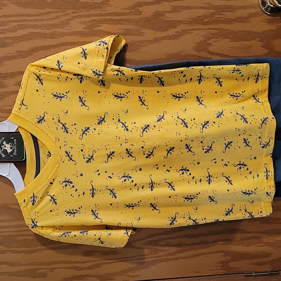Beverly Hills PoloClub 8 Yellow Lizard & Blue Set - Picture 2 of 6